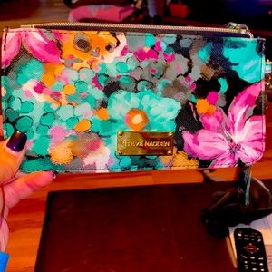 Steve Madden wristlet with card holder in side